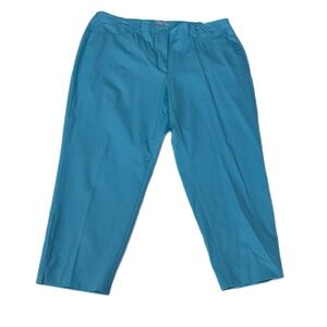 NWT Women’s Talbots Heritage Teal Capri Pants